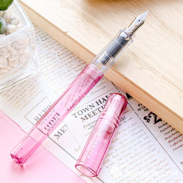 PILOT Kakuno Fountain Pen - Girl Pink - PenSachi Japanese Limited Fountain Pen