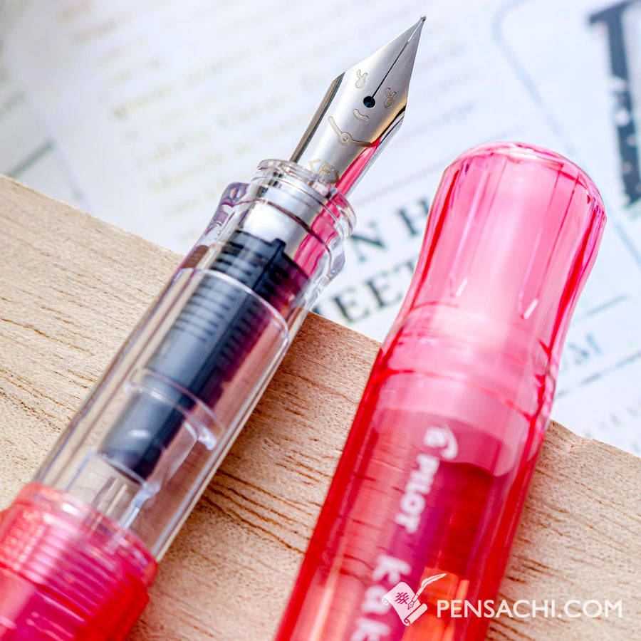 PILOT Kakuno Fountain Pen - Mama Red - PenSachi Japanese Limited Fountain Pen