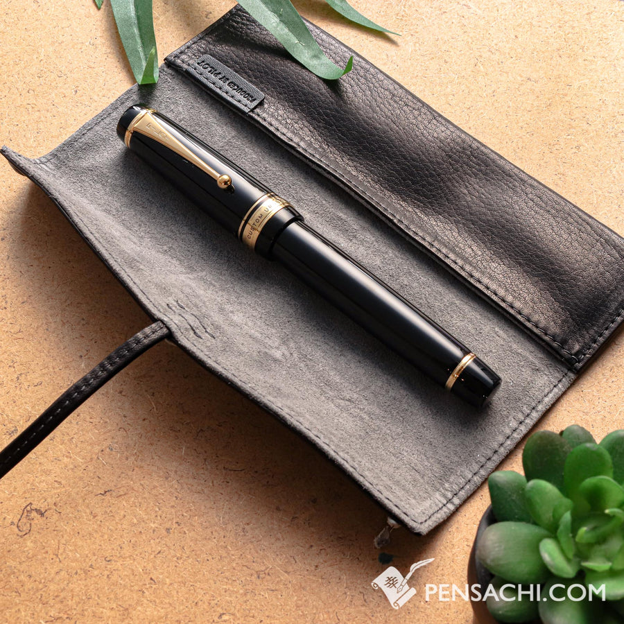 PILOT PENSEMBLE Roll Pen Case (Large) 1 Pen - Black - PenSachi Japanese Limited Fountain Pen