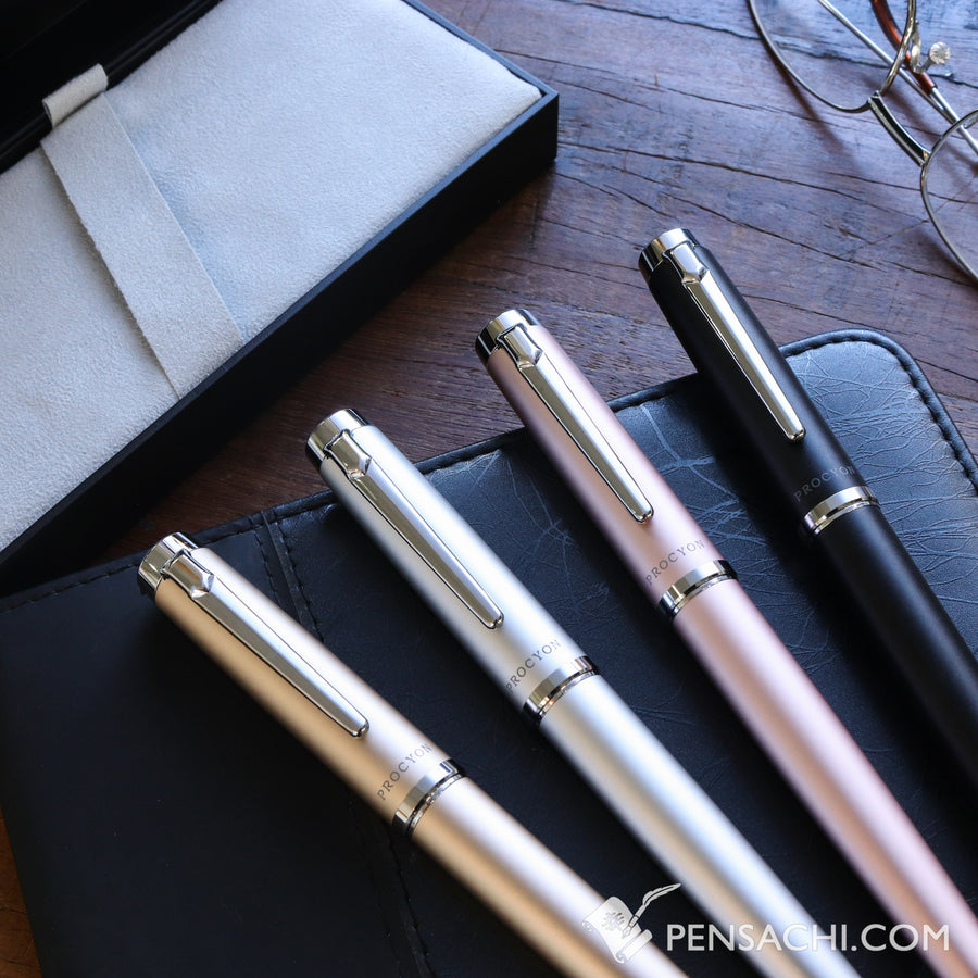 PLATINUM Procyon Luster Fountain Pen - Champagne Gold - PenSachi Japanese Limited Fountain Pen