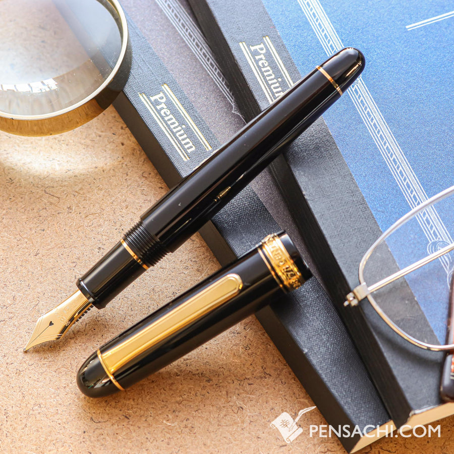 PLATINUM #3776 Century Fountain Pen - Black - PenSachi Japanese Limited Fountain Pen