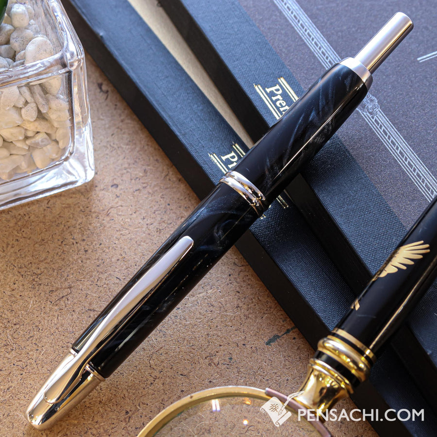 PILOT Vanishing Point Capless SE Fountain Pen - Marble Black - PenSachi Japanese Limited Fountain Pen