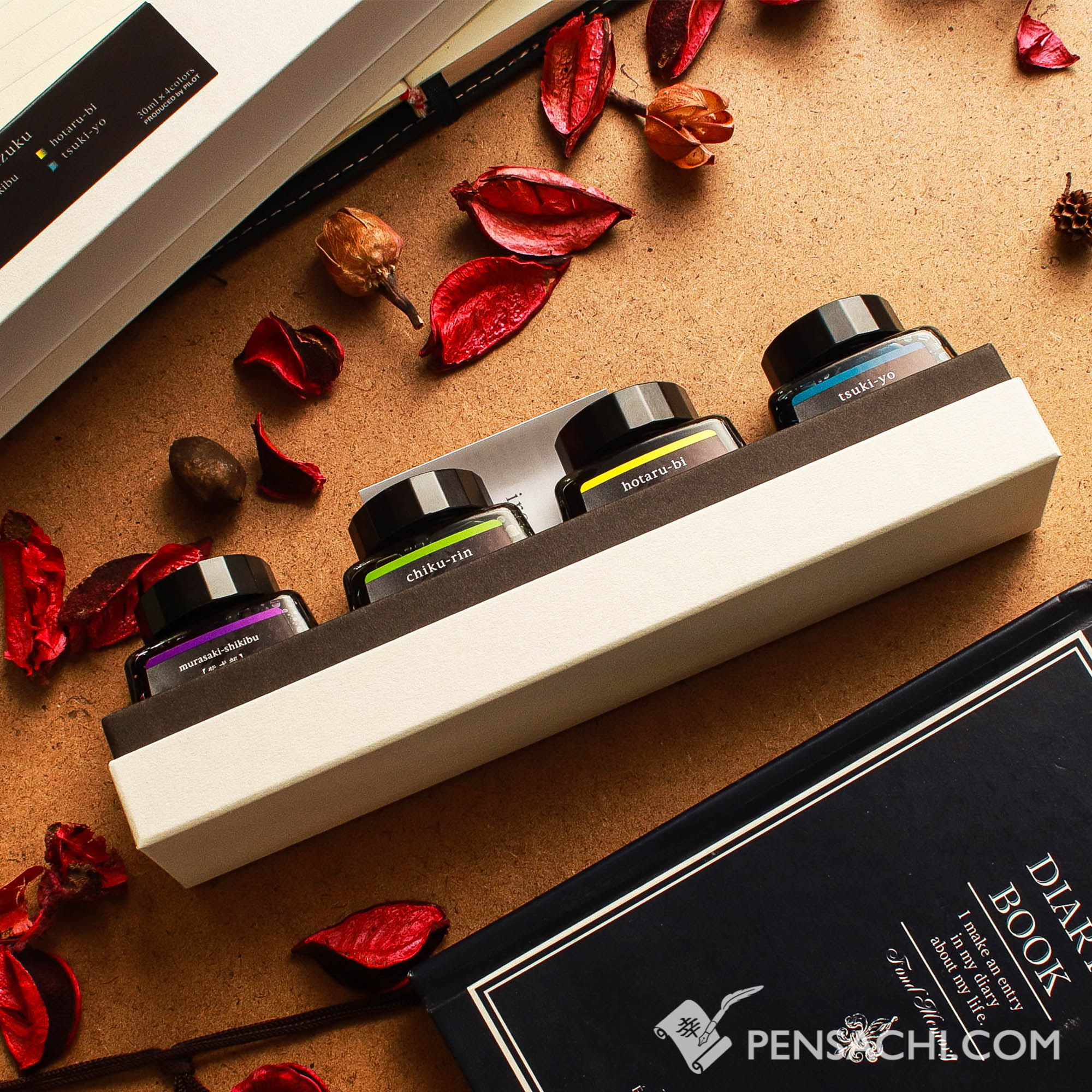 Pilot Limited Edition Iroshizuku Ink 4 Color Set - Mayo (Midnight