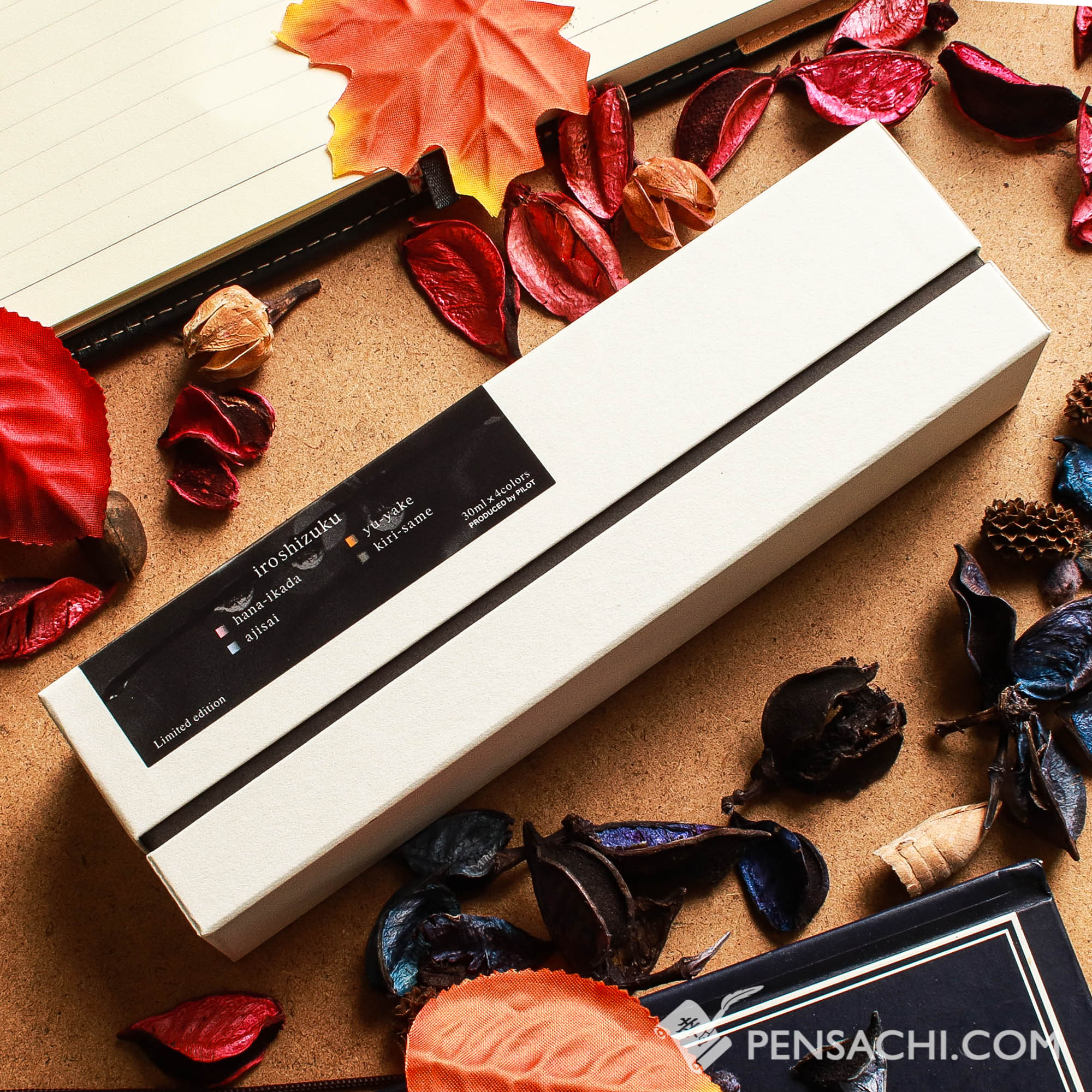 Pilot Limited Edition Iroshizuku Ink 4 Color Set - Yuugure (Dusk