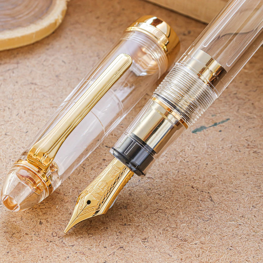 SAILOR 1911 Large (Full size) Demonstrator Fountain Pen - Transparent - PenSachi Japanese Limited Fountain Pen