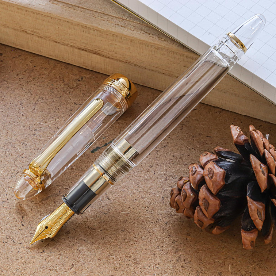 SAILOR 1911 Standard (Mid size) Demonstrator Fountain Pen - Transparent - PenSachi Japanese Limited Fountain Pen