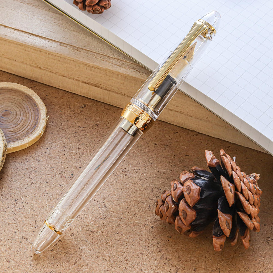 SAILOR 1911 Standard (Mid size) Demonstrator Fountain Pen - Transparent - PenSachi Japanese Limited Fountain Pen