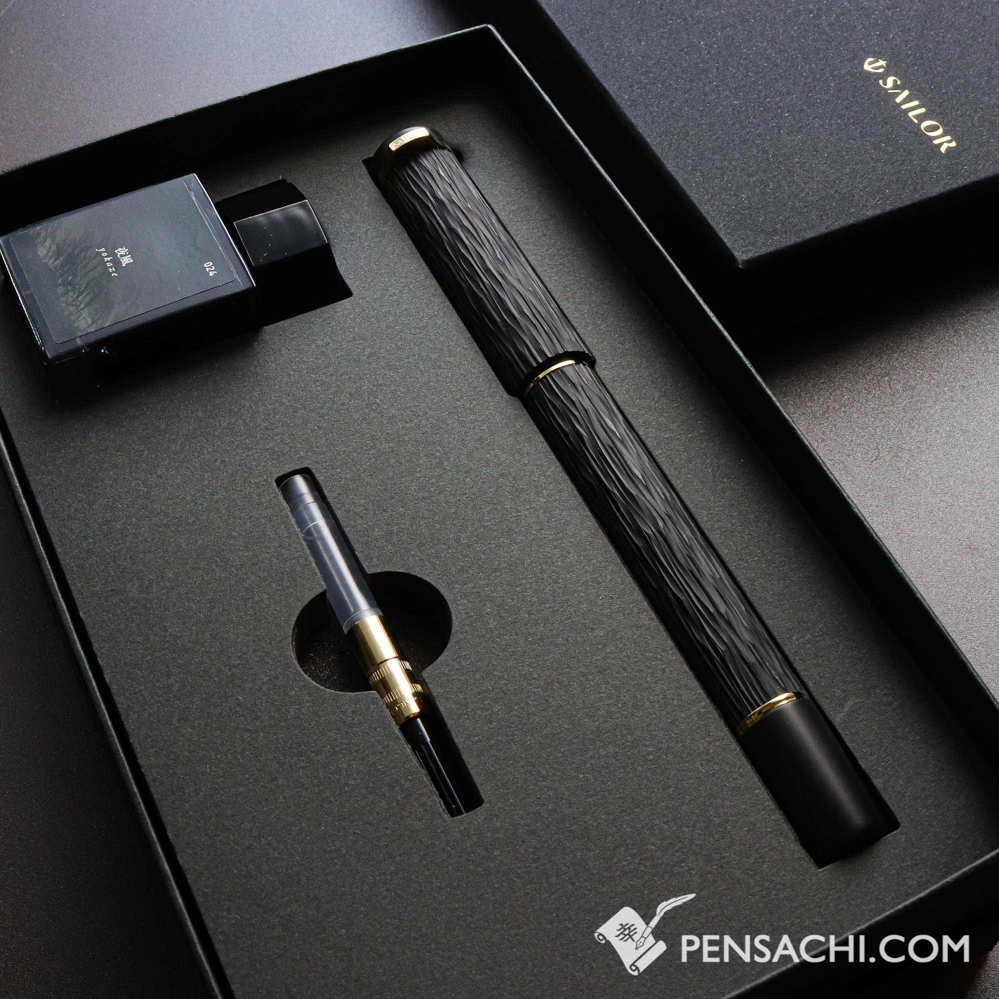 YUKA　ソイネショップ Sailor Ebonite Sculpture Fountain Pen - Yokaze – Yoseka