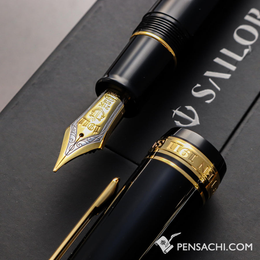 SAILOR King of Pens 1911 Fountain Pen - Black - PenSachi Japanese Limited Fountain Pen