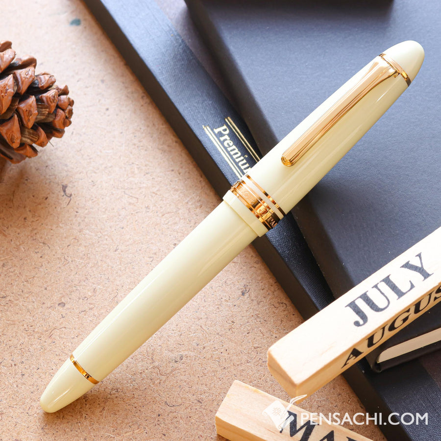 SAILOR Limited Edition 1911 Large (Full size) Fountain Pen - Daisy White - PenSachi Japanese Limited Fountain Pen