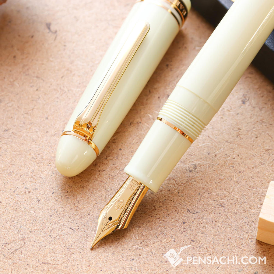 SAILOR Limited Edition 1911 Large (Full size) Fountain Pen - Daisy White - PenSachi Japanese Limited Fountain Pen