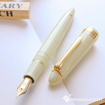 SAILOR Limited Edition 1911 Large (Full size) Fountain Pen - Daisy White - PenSachi Japanese Limited Fountain Pen