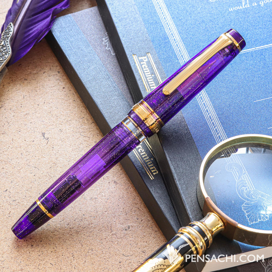 SAILOR Limited Edition Pro Gear Realo Fountain Pen - Iris Flower - PenSachi Japanese Limited Fountain Pen