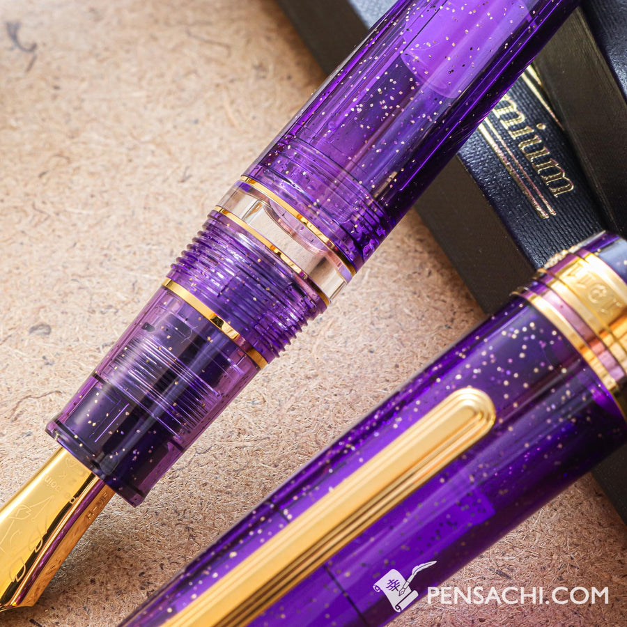 SAILOR Limited Edition Pro Gear Realo Fountain Pen - Iris Flower - PenSachi Japanese Limited Fountain Pen