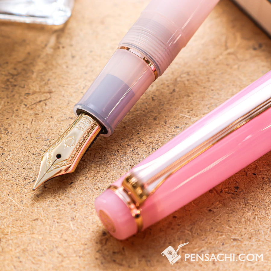 SAILOR Limited Edition Pro Gear Slim Flare Series Fountain Pen - Sakura - PenSachi Japanese Limited Fountain Pen