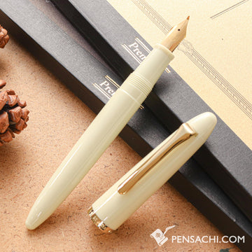 SAILOR 1911 Profit Fude Mannen Fountain Pen - Daisy White - PenSachi Japanese Limited Fountain Pen