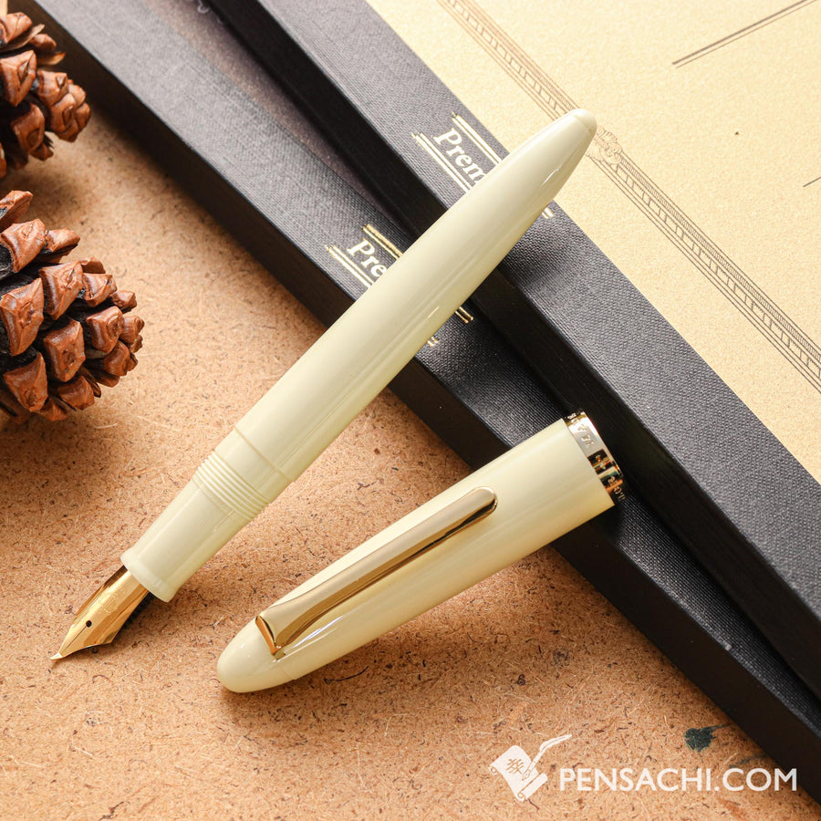 SAILOR 1911 Profit Fude Mannen Fountain Pen - Daisy White - PenSachi Japanese Limited Fountain Pen