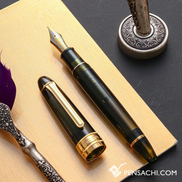 SAILOR Limited Edition King of Pen Profit Fountain Pen - Dark Green - PenSachi Japanese Limited Fountain Pen
