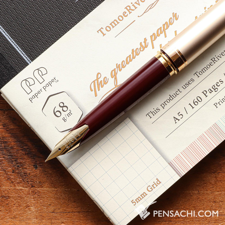Tomoe River FP A5 Notebook (160 pages) 68g/m2  - Cream 5mm grid - PenSachi Japanese Limited Fountain Pen