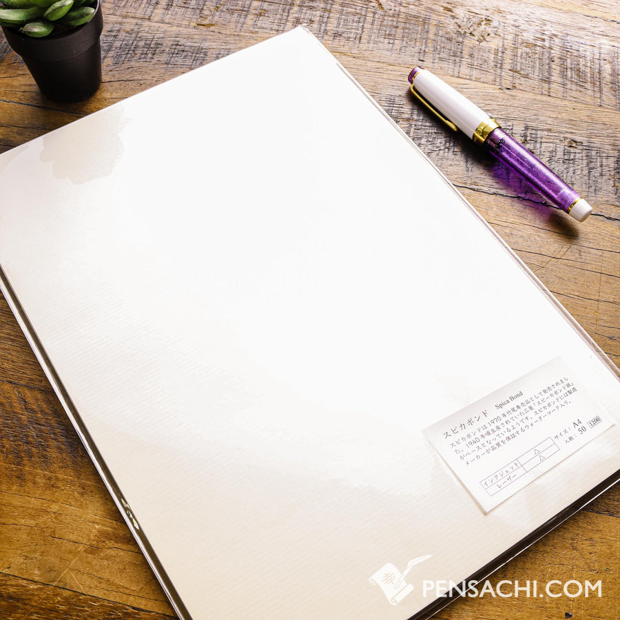 Yamamoto A4 Loose Sheet Paper (50 Sheets) - Spica Bond - PenSachi Japanese Limited Fountain Pen