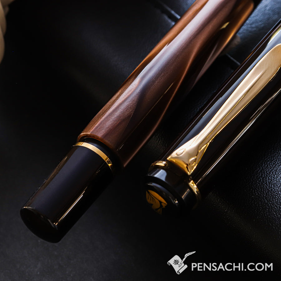 PELIKAN M200 Fountain Pen - Brown Marble - PenSachi Japanese Limited Fountain Pen