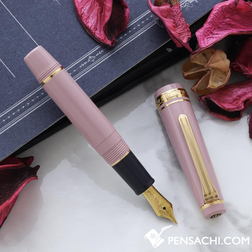 SAILOR PRO-GEAR SLIM MINI BRUSH-PINK 万年筆 SAILOR Pro Gear Slim Mini Fountain Pen - Blush Pink | PenSachi