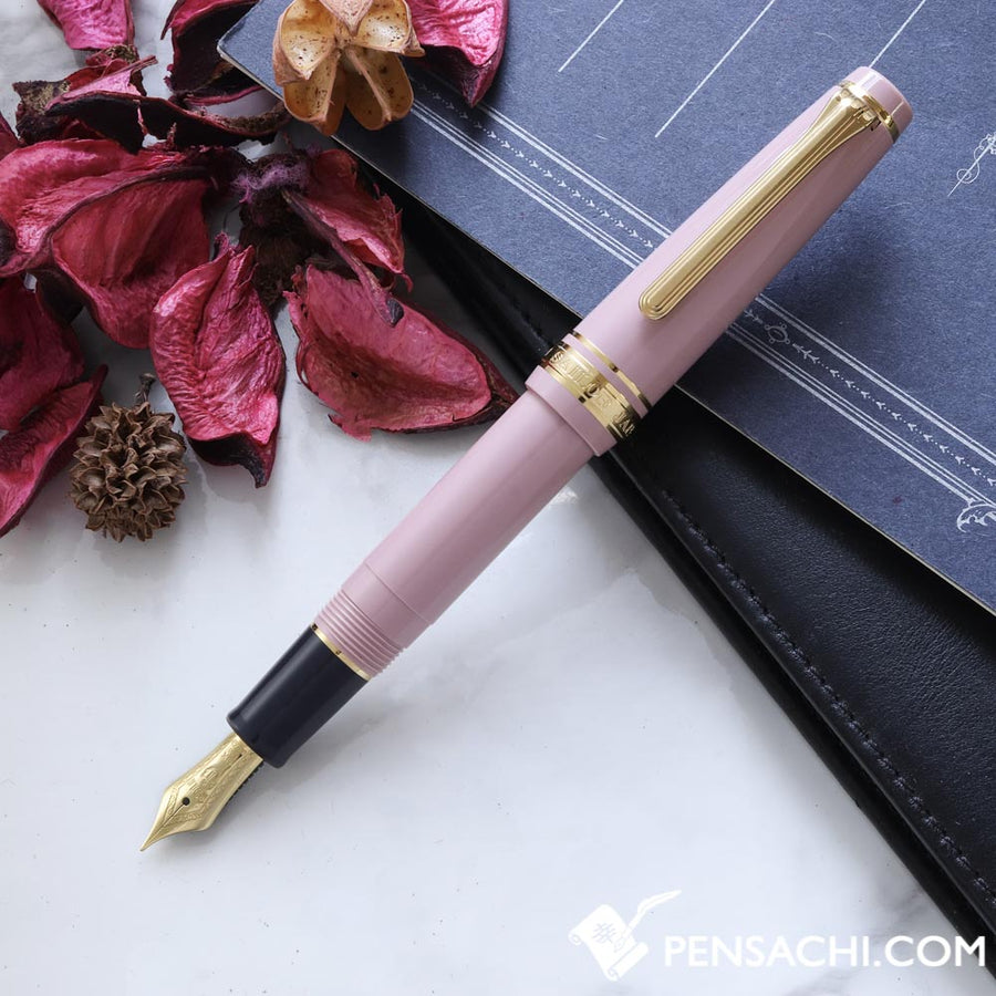 SAILOR Pro Gear Slim Mini Fountain Pen - Blush Pink - PenSachi Japanese Limited Fountain Pen