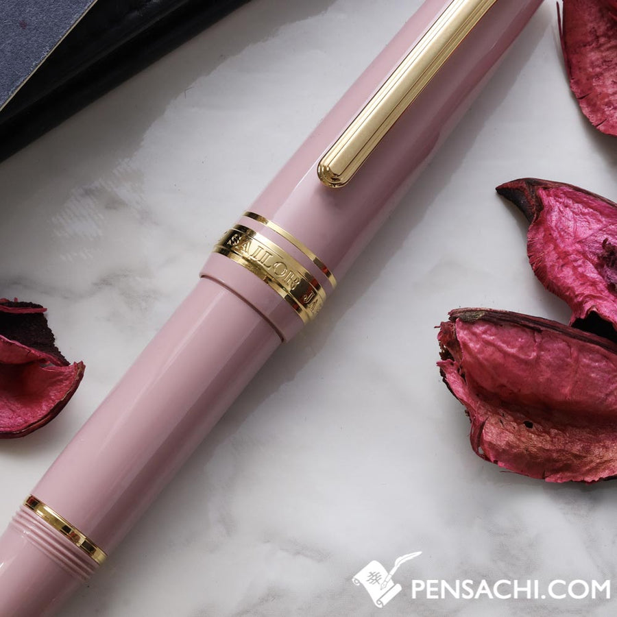 SAILOR Pro Gear Slim Mini Fountain Pen - Blush Pink - PenSachi Japanese Limited Fountain Pen