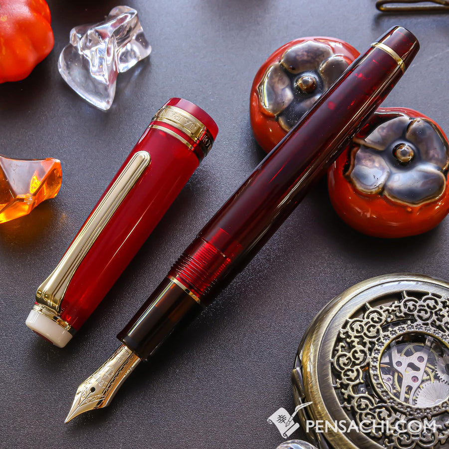 SAILOR Limited Edition Pro Gear Slim Demonstrator Fountain Pen - Hallongrotta - PenSachi Japanese Limited Fountain Pen