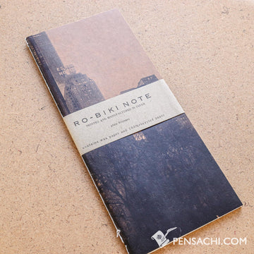 Yamamoto Ro - Biki NEW YORK STYLE Park  Notebook - Blank - PenSachi Japanese Limited Fountain Pen