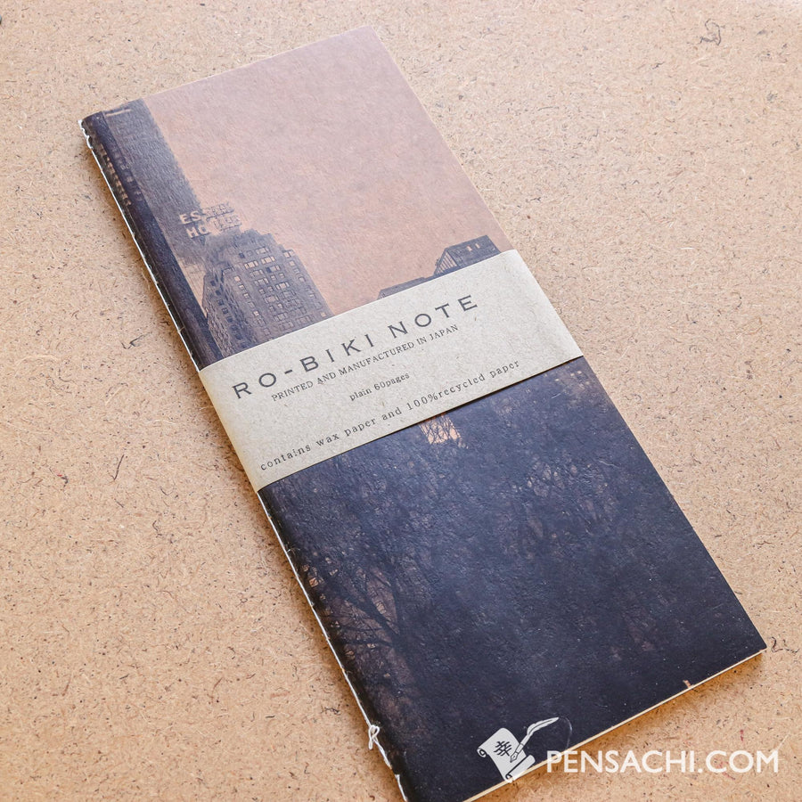 Yamamoto Ro - Biki NEW YORK STYLE Park  Notebook - Blank - PenSachi Japanese Limited Fountain Pen