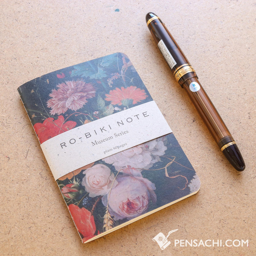 Yamamoto Ro-Biki Notebook Museum Series - Flower - PenSachi Japanese Limited Fountain Pen